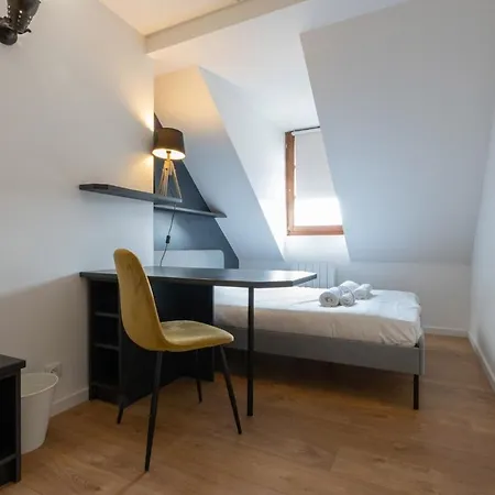 Ideal - Quiet Garden - Free Parking Daire Mulhouse