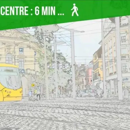 Ideal - Quiet Garden - Free Parking * Mulhouse