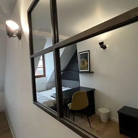 Ideal - Quiet Garden - Free Parking Daire Mulhouse